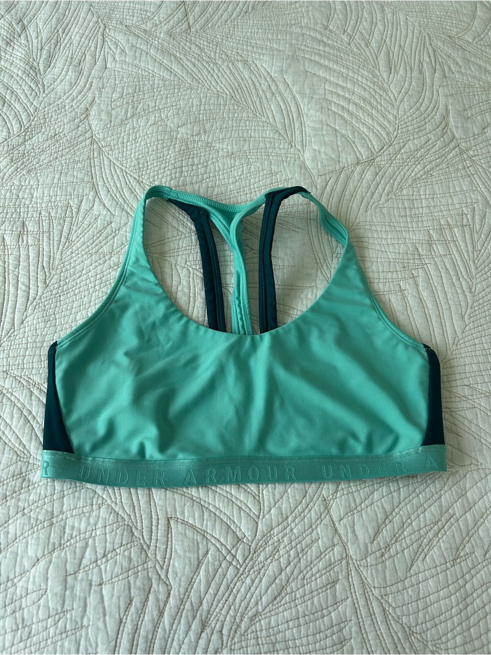 Under Armour Women's Seafoam & Teal Racerback Sports Bra